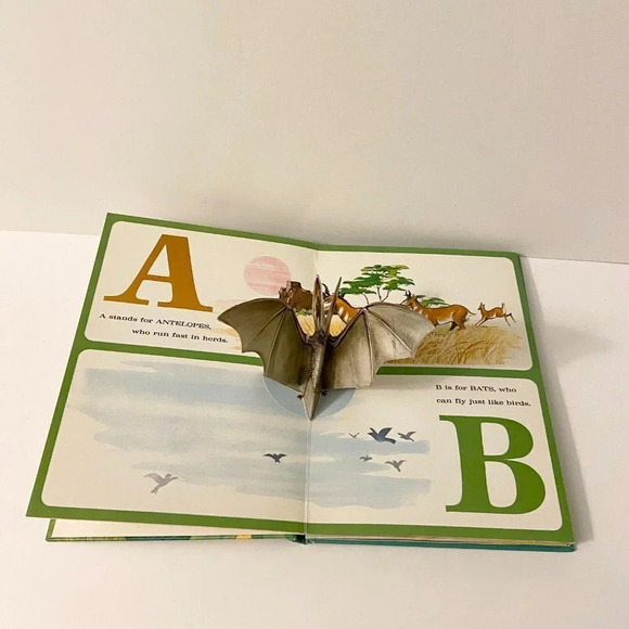 Vintage 1994 Pop Up Animal Alphabet Book Ronald Fritz Random House Books - Picture 4 of 6